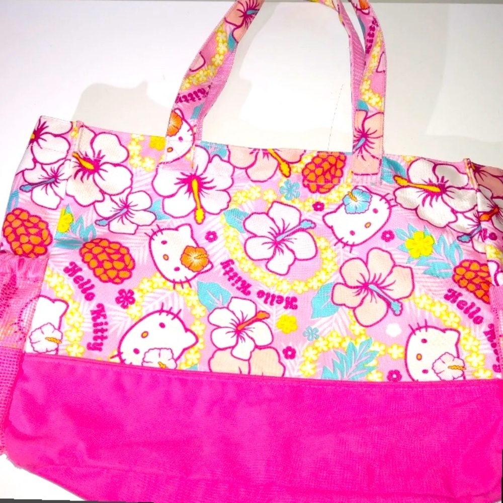 Hello kitty Large Hibiscus tote